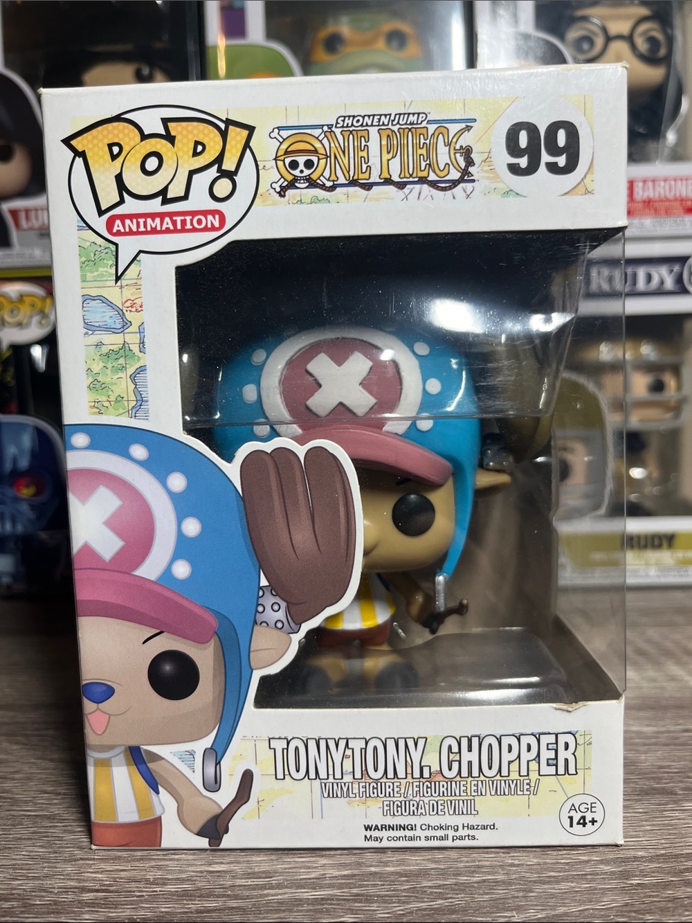 Funko POP! One Piece Tony Tony Chopper Blue Helmet Vinyl Figure